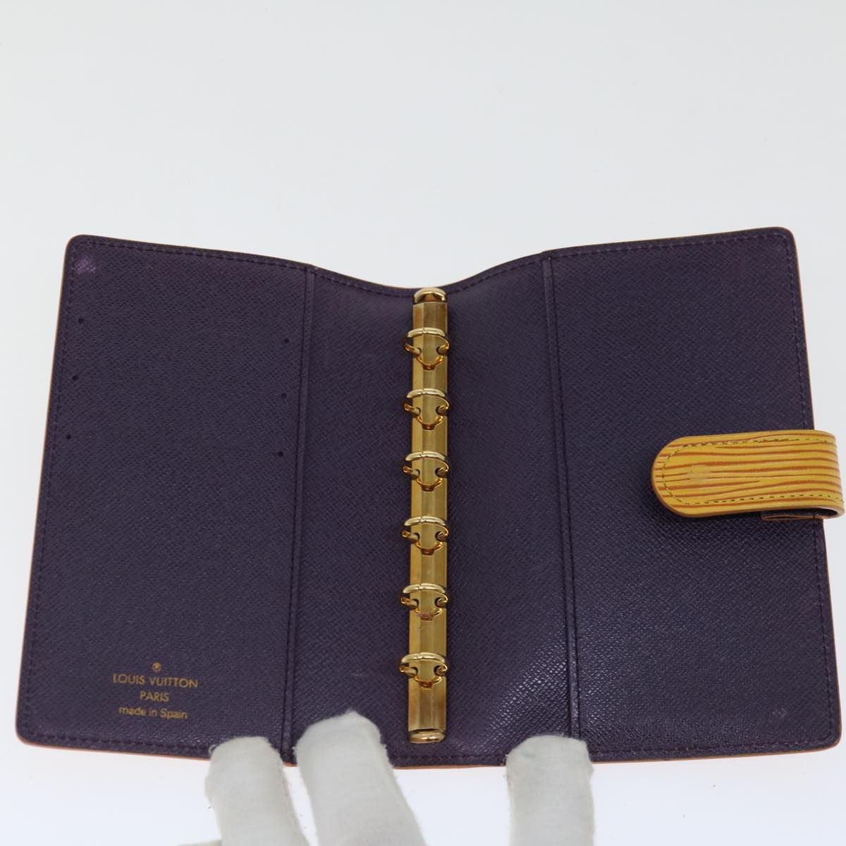 LOUIS VUITTON Epi Agenda PM Day Planner Cover Yellow R20059 LV 70686