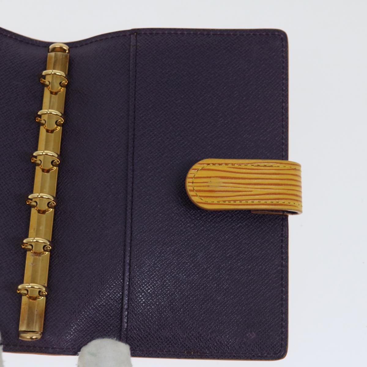 LOUIS VUITTON Epi Agenda PM Day Planner Cover Yellow R20059 LV 70686