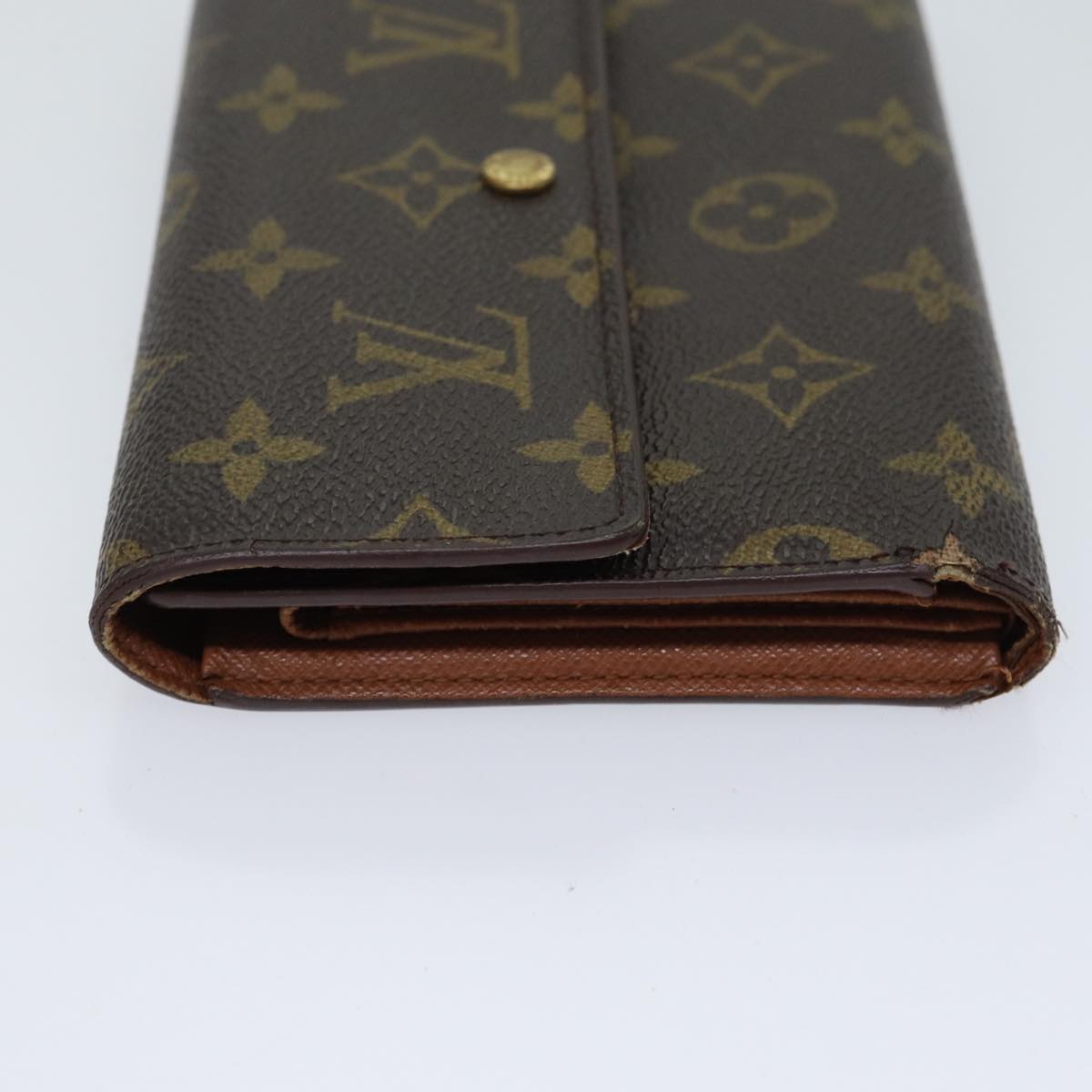 LOUIS VUITTON Monogram Porte Tresor Etui Papie Wallet M61202 LV 70690
