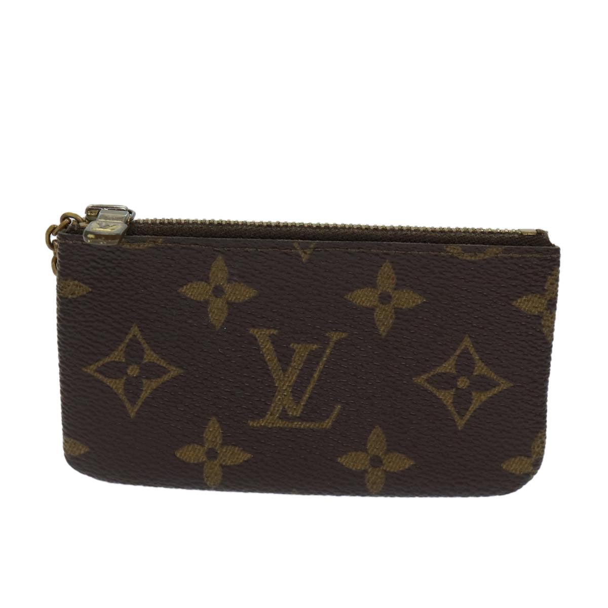 LOUIS VUITTON Monogram Pochette Cles Coin Purse M62650 LV 70693