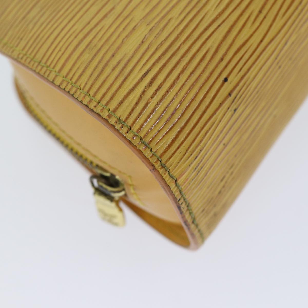 LOUIS VUITTON Epi Dauphine PM Pouch Yellow M48449 LV 70694