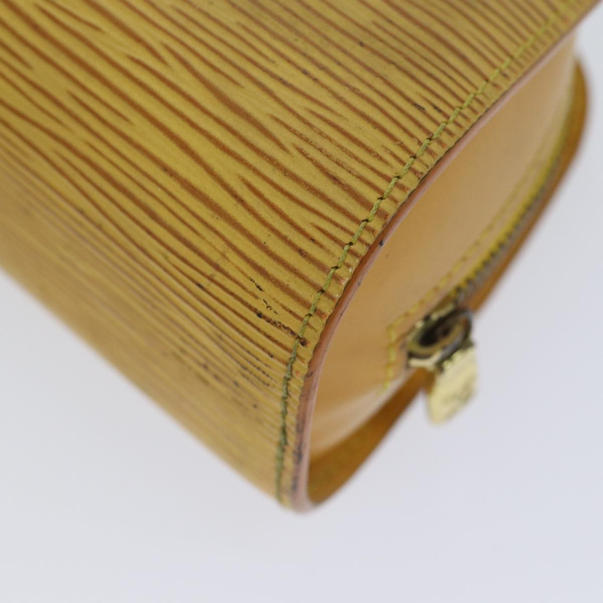 LOUIS VUITTON Epi Dauphine PM Pouch Yellow M48449 LV 70694
