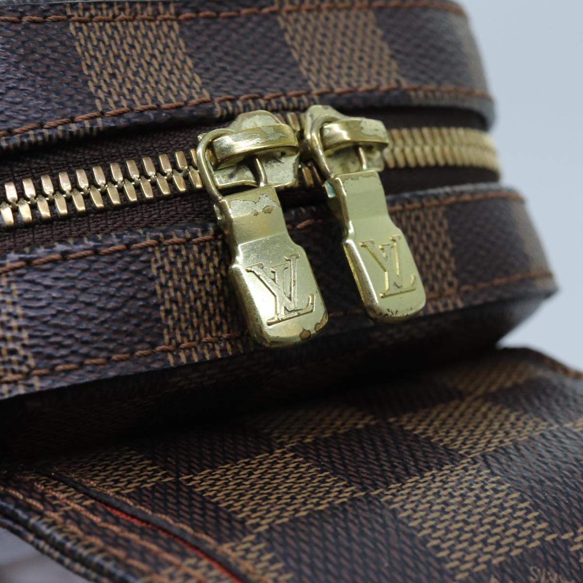 LOUIS VUITTON Damier Ebene Geronimos Shoulder Bag N51994 LV 70750