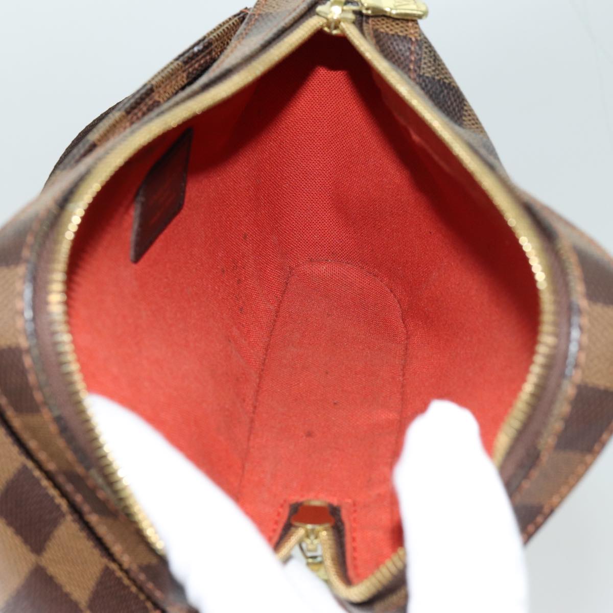 LOUIS VUITTON Damier Ebene Geronimos Shoulder Bag N51994 LV 70750