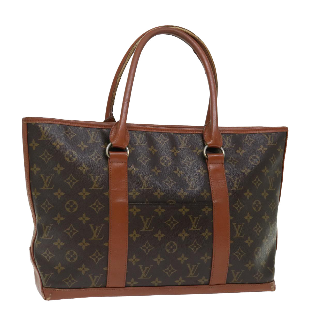 LOUIS VUITTON Monogram Sac Weekend PM Tote Bag M42425 LV 70751