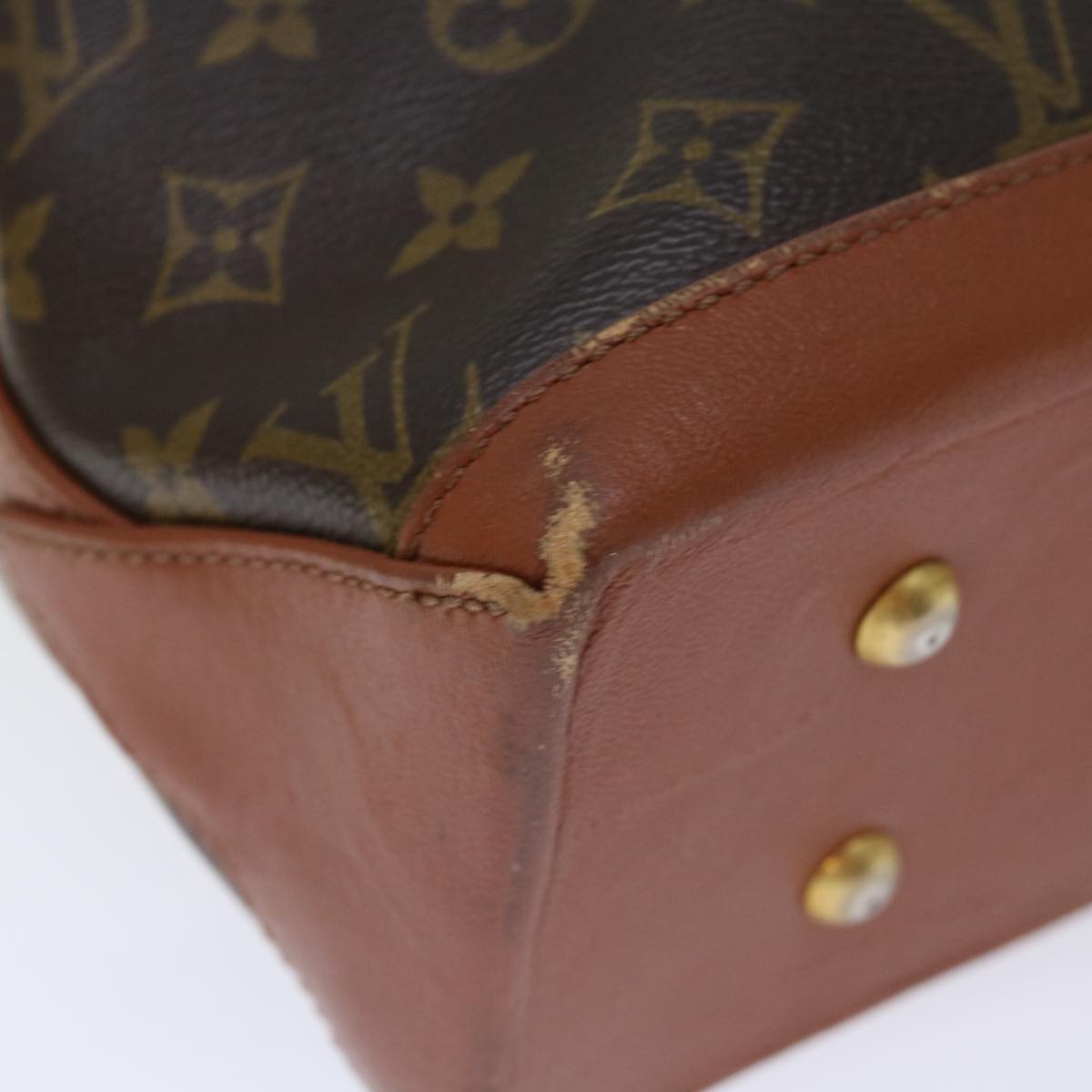 LOUIS VUITTON Monogram Sac Weekend PM Tote Bag M42425 LV 70751