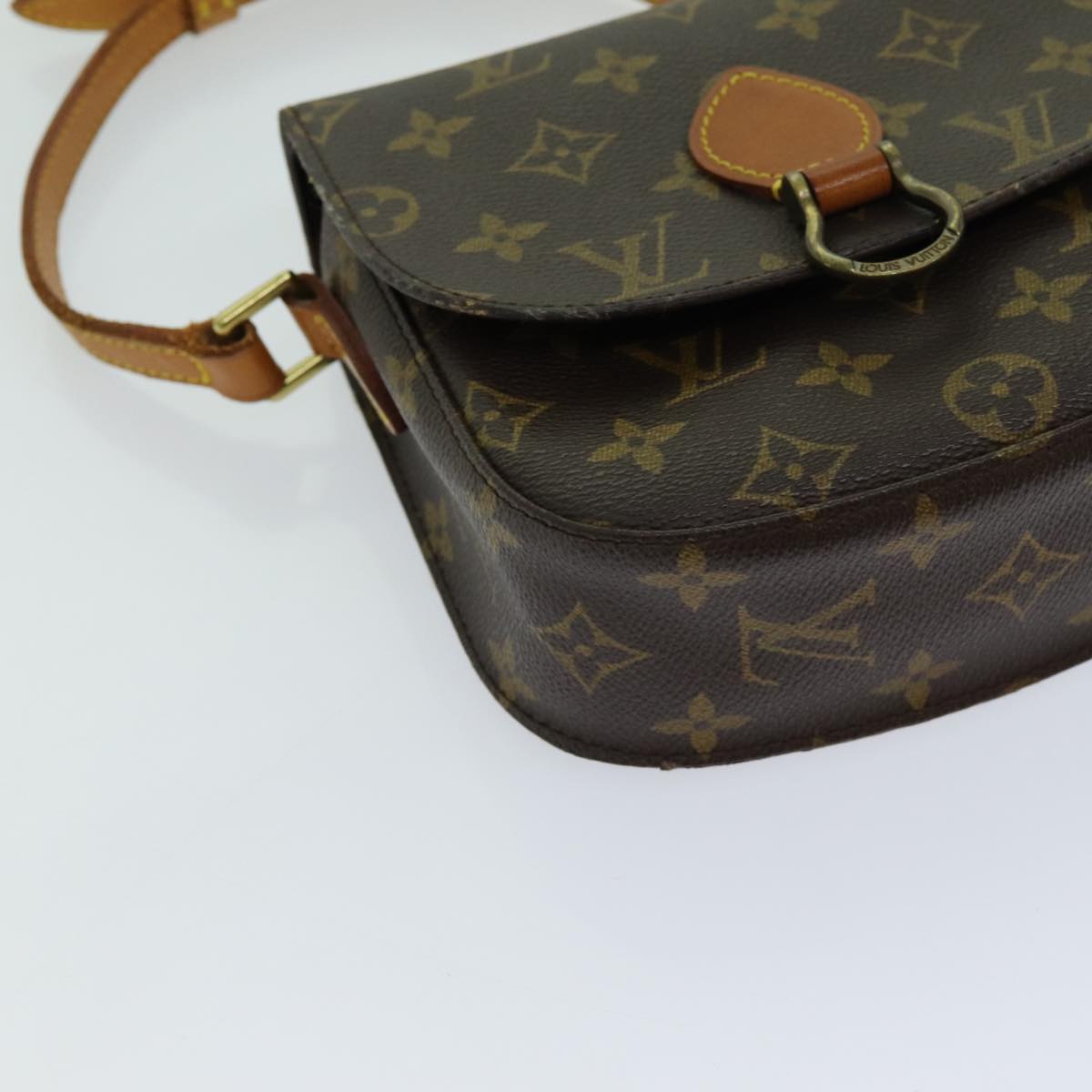 LOUIS VUITTON Monogram Saint Cloud PM Shoulder Bag M51244 LV 70755