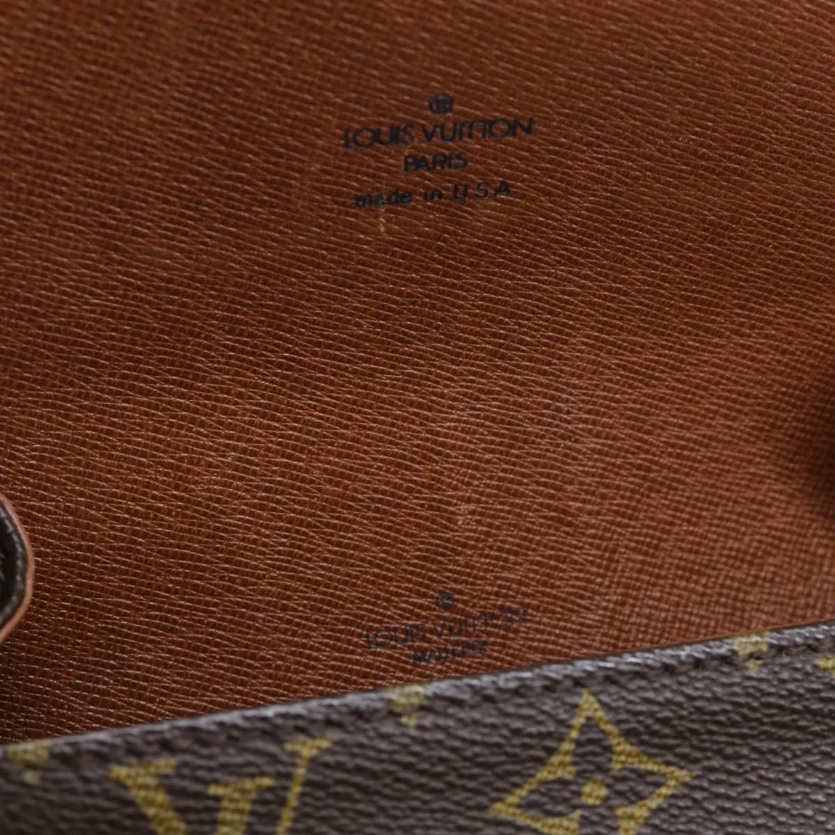 LOUIS VUITTON Monogram Saint Cloud PM Shoulder Bag M51244 LV 70755