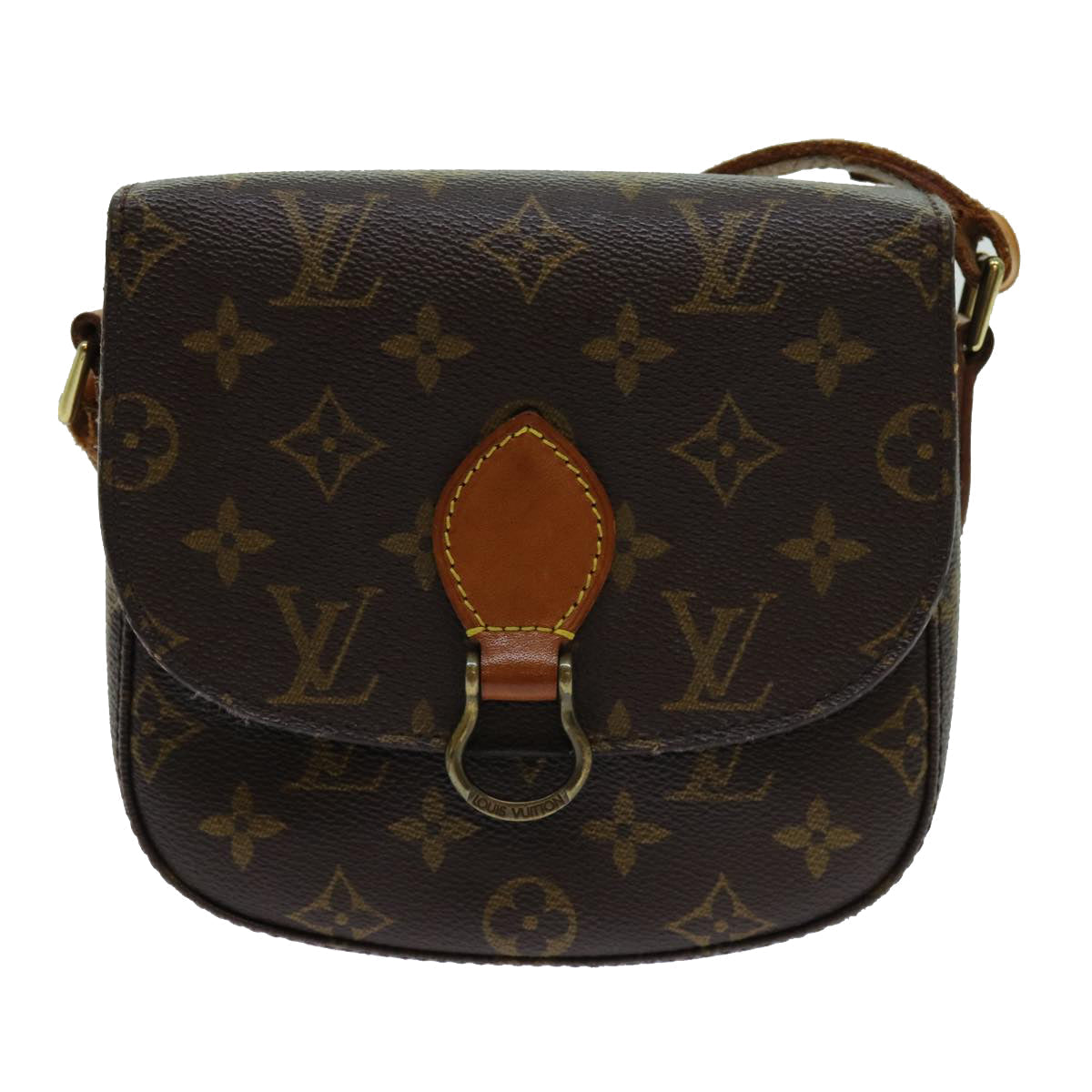 LOUIS VUITTON Monogram Saint Cloud PM Shoulder Bag M51244 LV 70755
