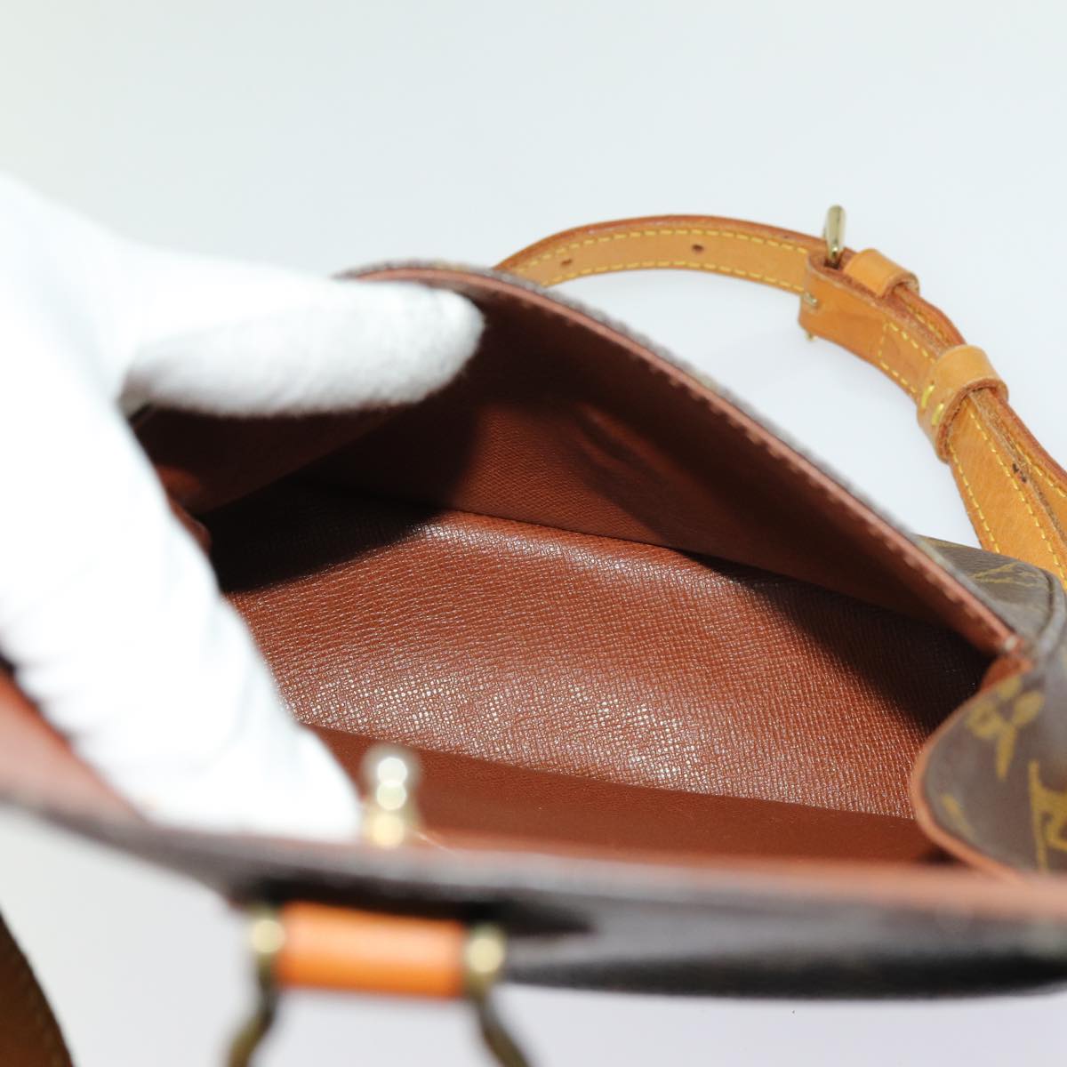 LOUIS VUITTON Monogram Saint Cloud PM Shoulder Bag M51244 LV 70755
