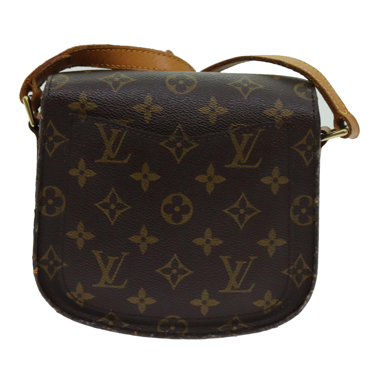 LOUIS VUITTON Monogram Saint Cloud PM Shoulder Bag M51244 LV 70755