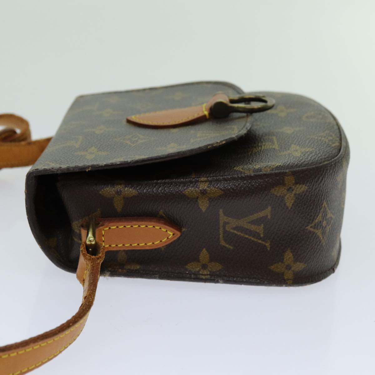 LOUIS VUITTON Monogram Saint Cloud PM Shoulder Bag M51244 LV 70755