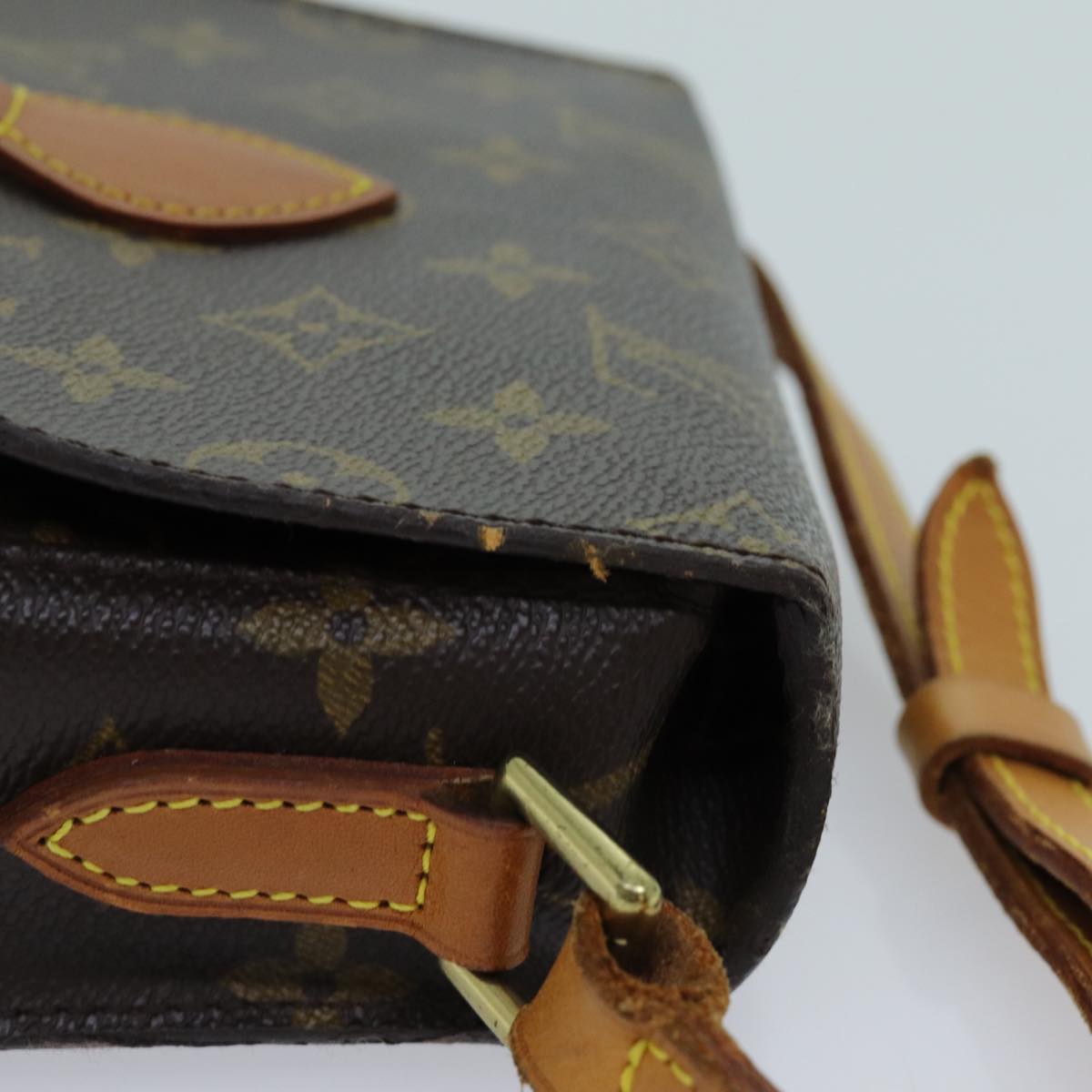 LOUIS VUITTON Monogram Saint Cloud PM Shoulder Bag M51244 LV 70755