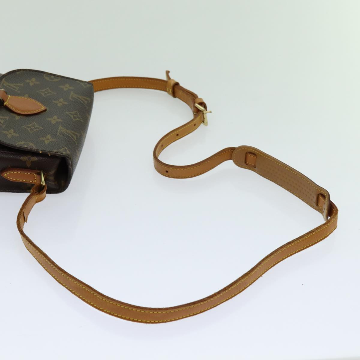 LOUIS VUITTON Monogram Saint Cloud PM Shoulder Bag M51244 LV 70755