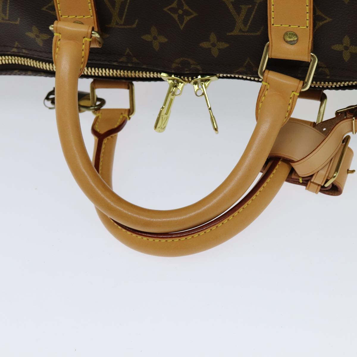 LOUIS VUITTON Monogram Keepall Bandouliere 50 Boston Bag M41416 LV 70761A