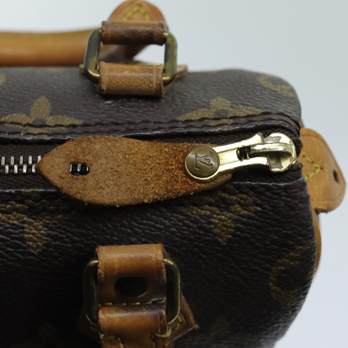 LOUIS VUITTON Monogram Mini Speedy Hand Bag M41534 LV 70766
