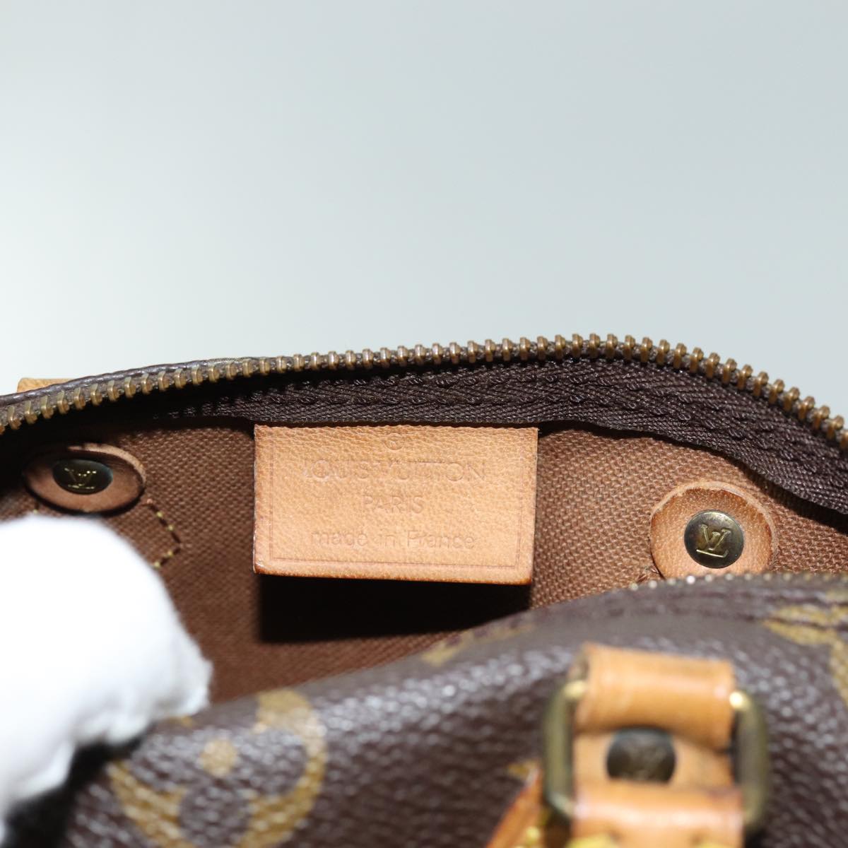 LOUIS VUITTON Monogram Mini Speedy Hand Bag M41534 LV 70766