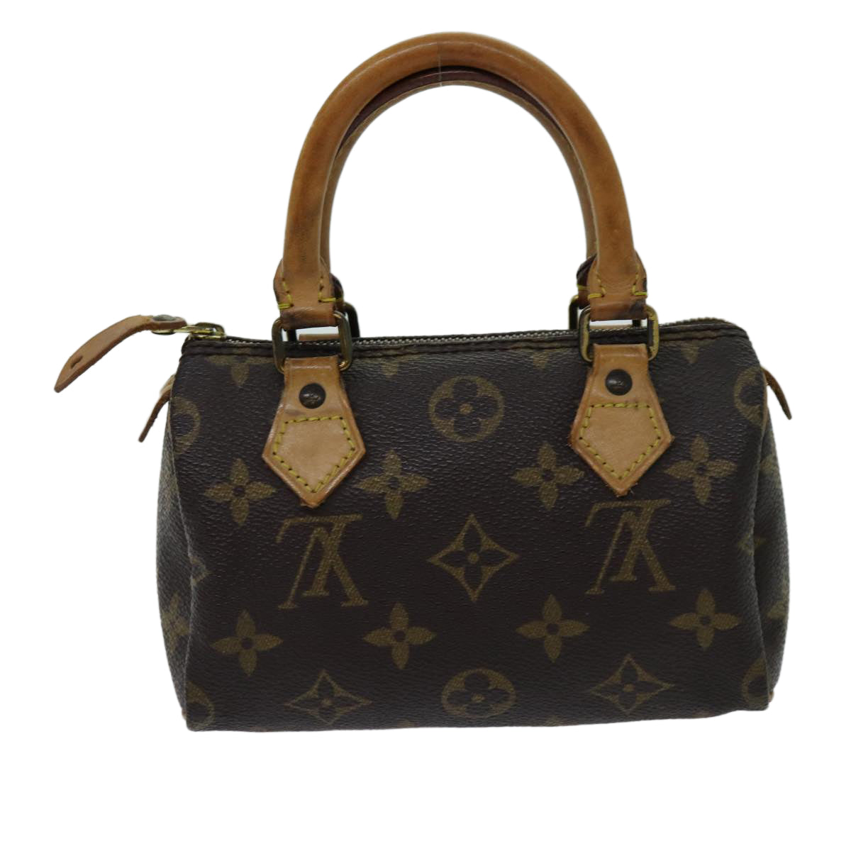 LOUIS VUITTON Monogram Mini Speedy Hand Bag M41534 LV 70766