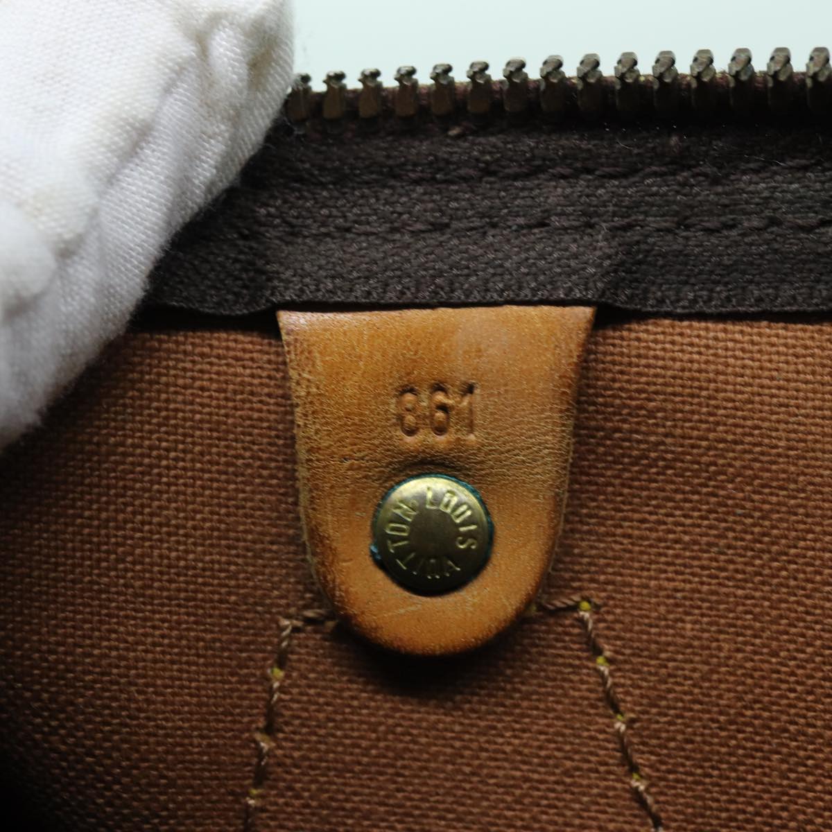 LOUIS VUITTON Monogram Speedy 35 Hand Bag M41524 LV 70770
