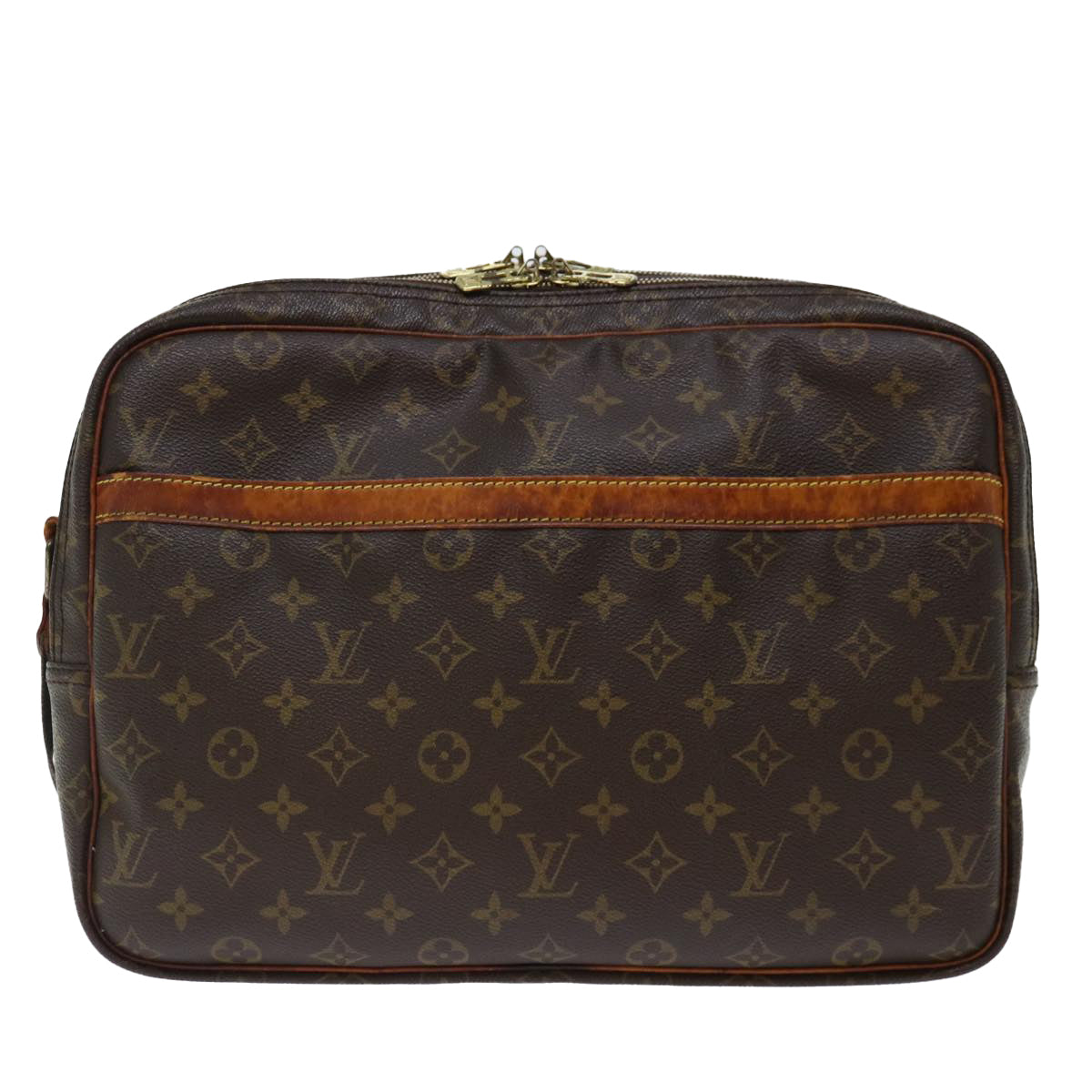 LOUIS VUITTON Monogram Reporter GM Shoulder Bag M45252 LV 70787