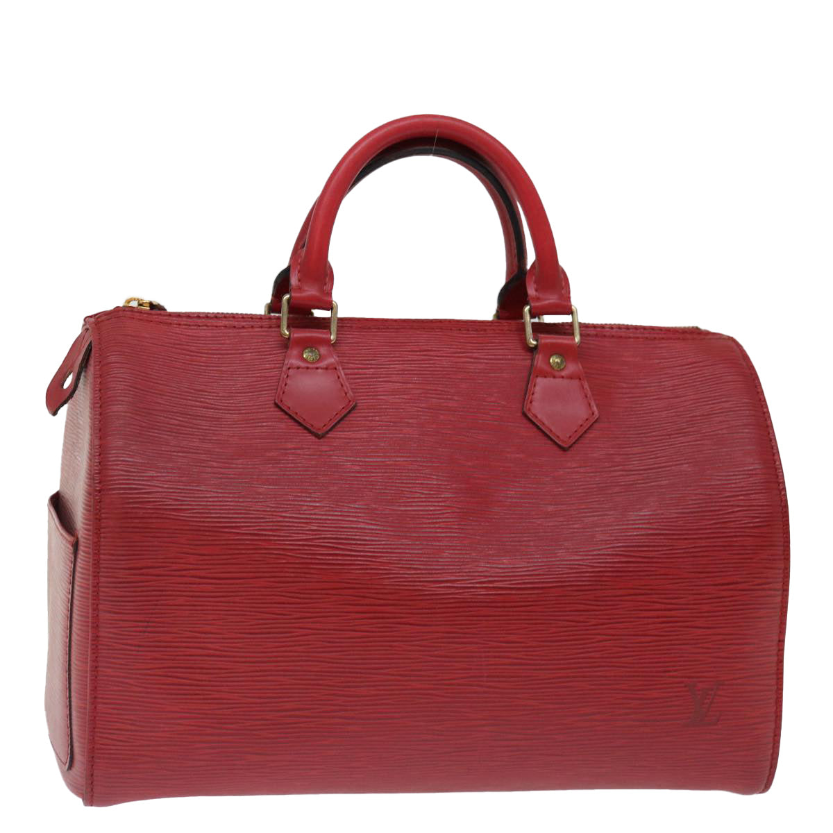 LOUIS VUITTON Epi Speedy 35 Hand Bag Castilian Red M42997 LV 70795