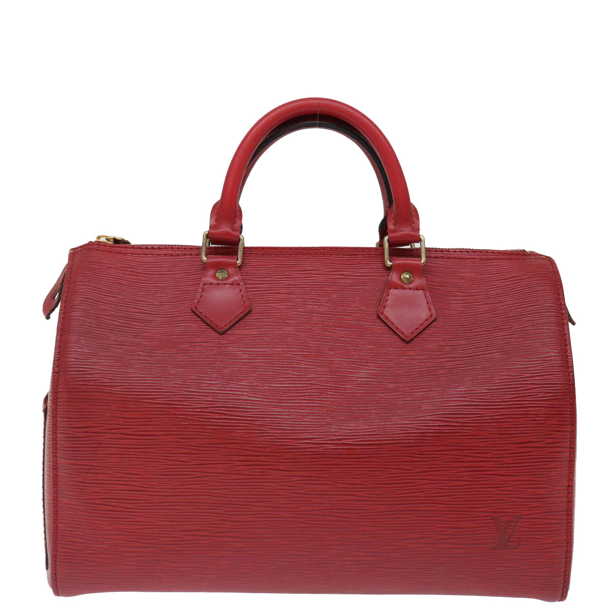 LOUIS VUITTON Epi Speedy 35 Hand Bag Castilian Red M42997 LV 70795