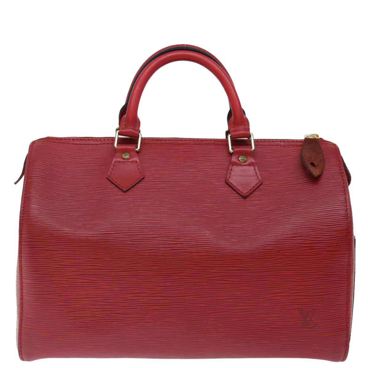 LOUIS VUITTON Epi Speedy 35 Hand Bag Castilian Red M42997 LV 70795