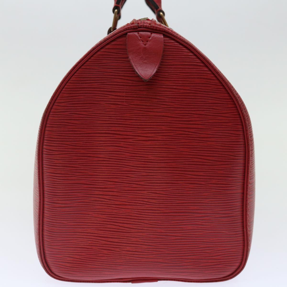 LOUIS VUITTON Epi Speedy 35 Hand Bag Castilian Red M42997 LV 70795