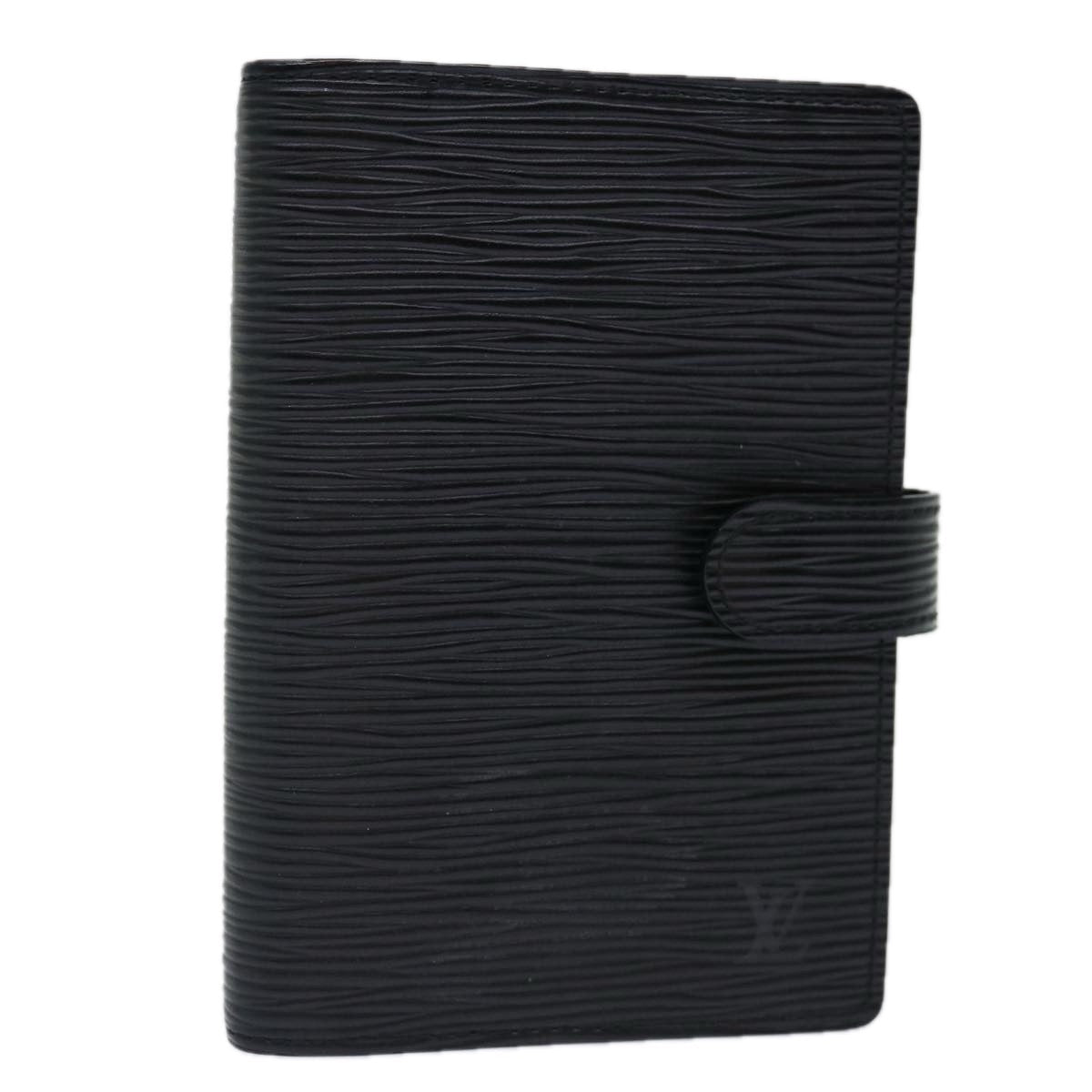 LOUIS VUITTON Epi Agenda PM Day Planner Cover Black R20052 LV 70796