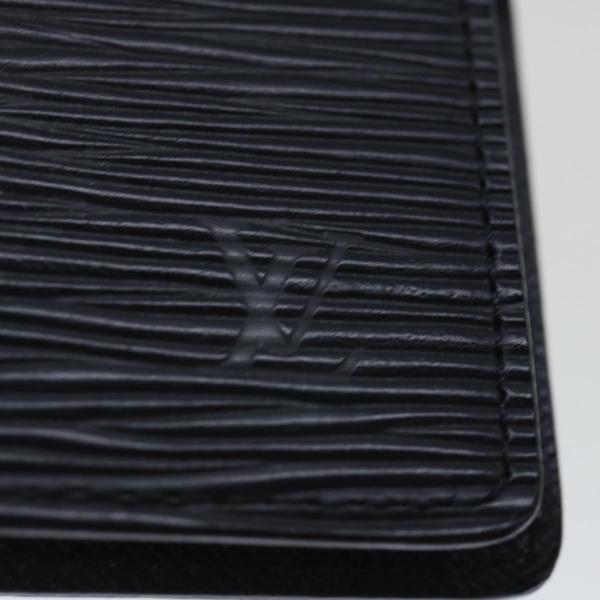 LOUIS VUITTON Epi Agenda PM Day Planner Cover Black R20052 LV 70796