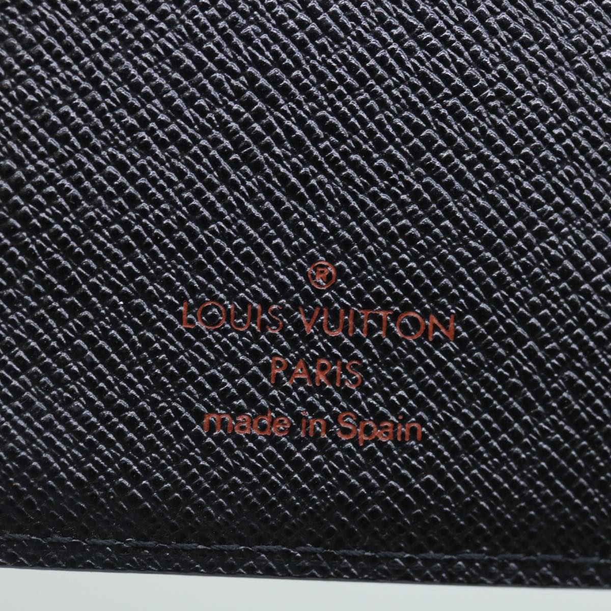 LOUIS VUITTON Epi Agenda PM Day Planner Cover Black R20052 LV 70796