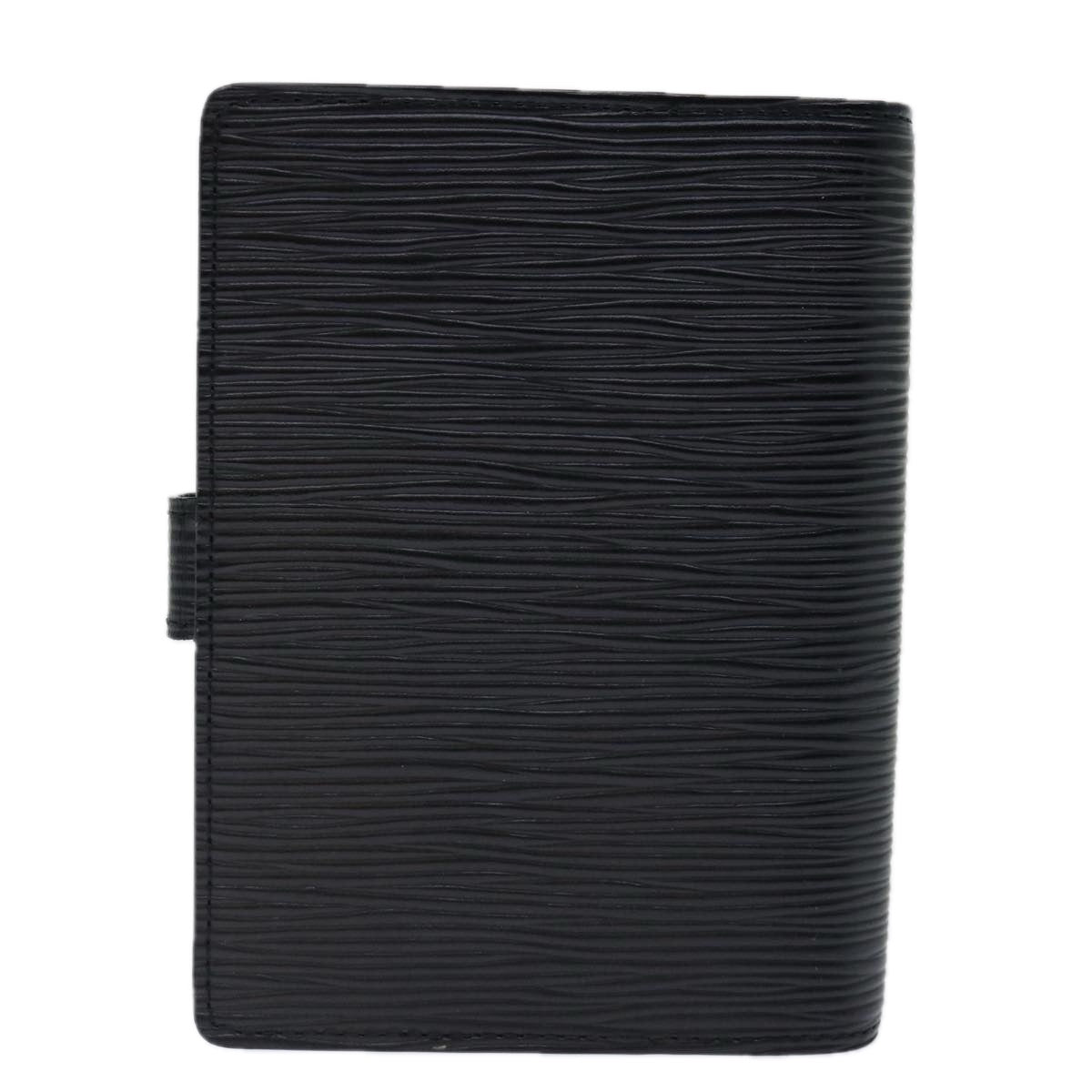LOUIS VUITTON Epi Agenda PM Day Planner Cover Black R20052 LV 70796