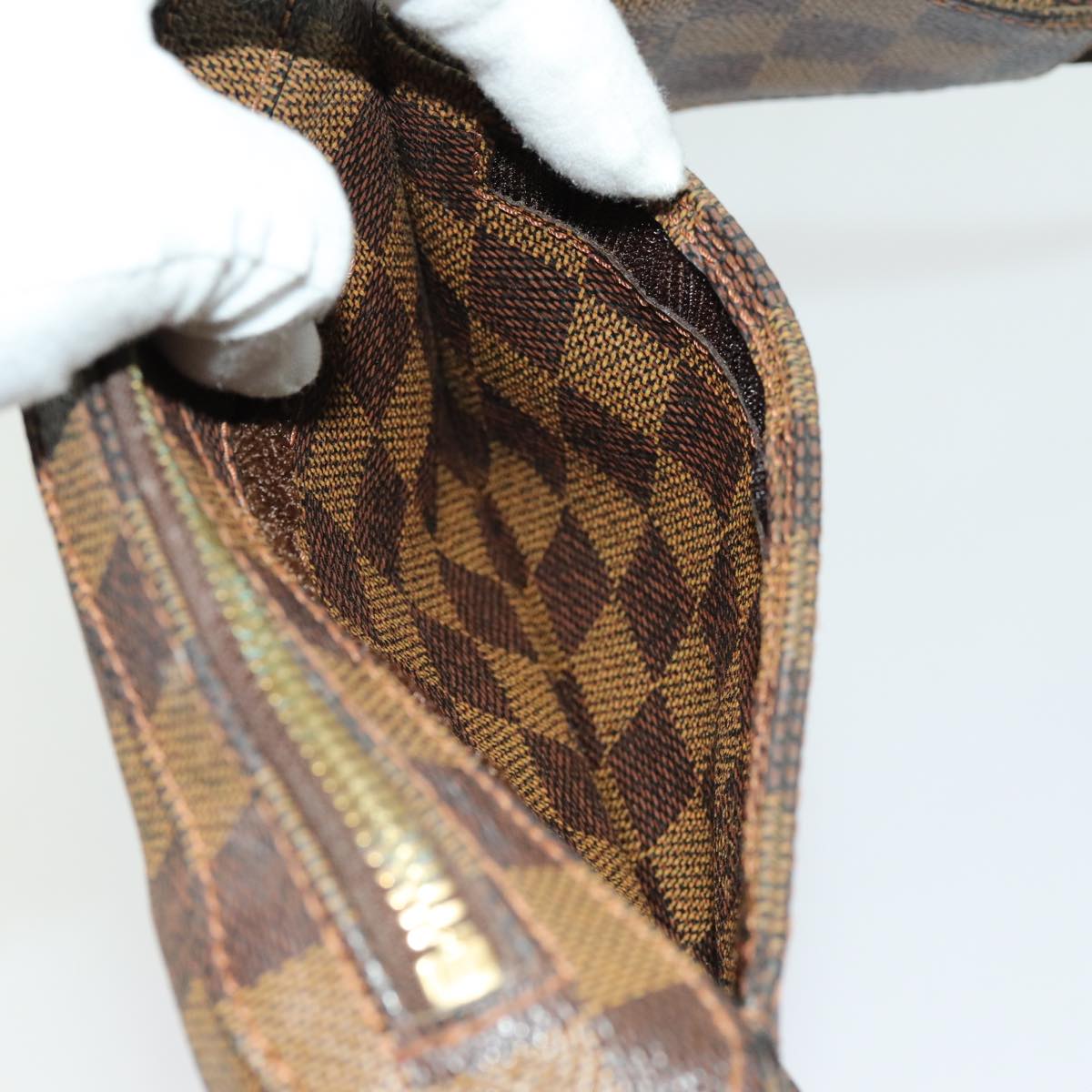LOUIS VUITTON Damier Ebene Geronimos Shoulder Bag N51994 LV 70799