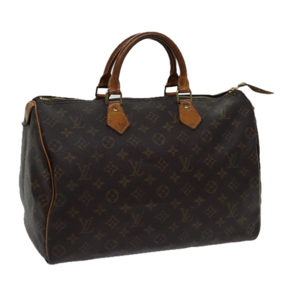 LOUIS VUITTON Monogram Speedy 35 Hand Bag M41524 LV 70808