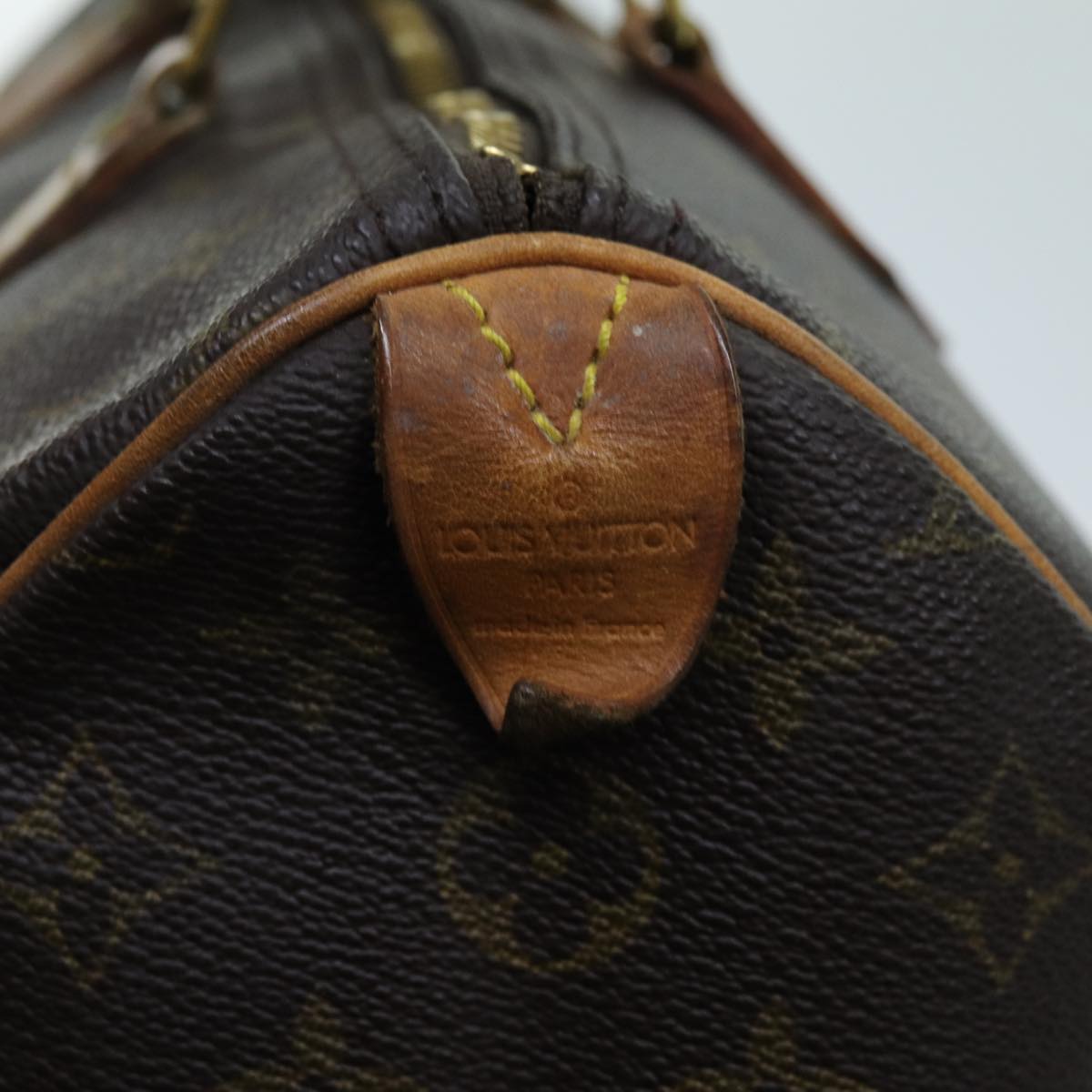 LOUIS VUITTON Monogram Speedy 35 Hand Bag M41524 LV 70808