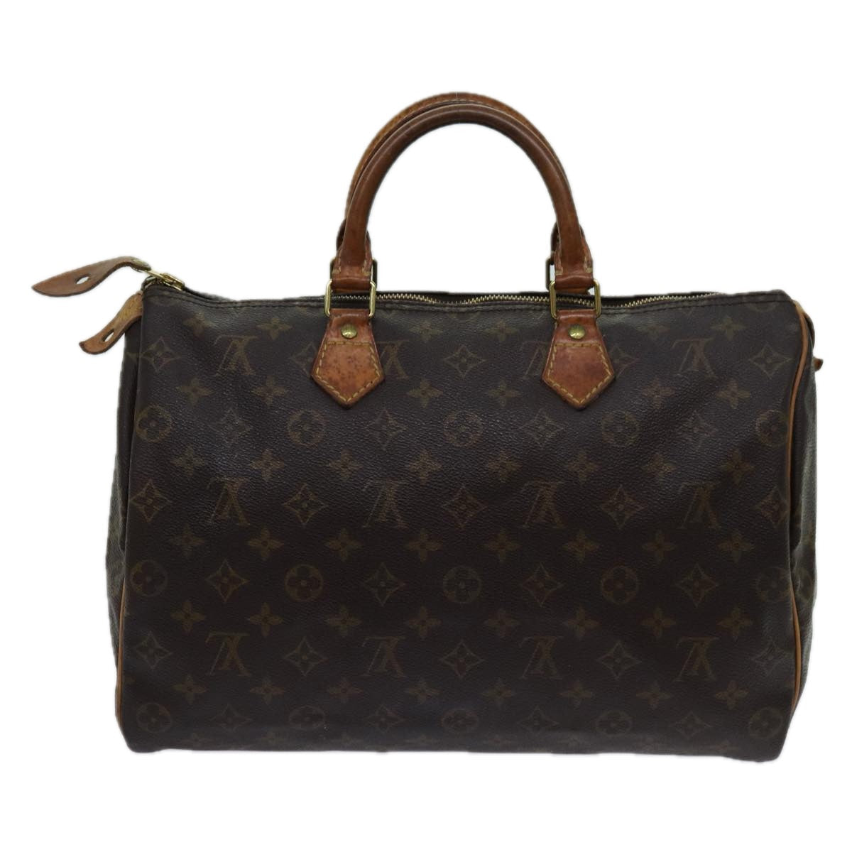 LOUIS VUITTON Monogram Speedy 35 Hand Bag M41524 LV 70808