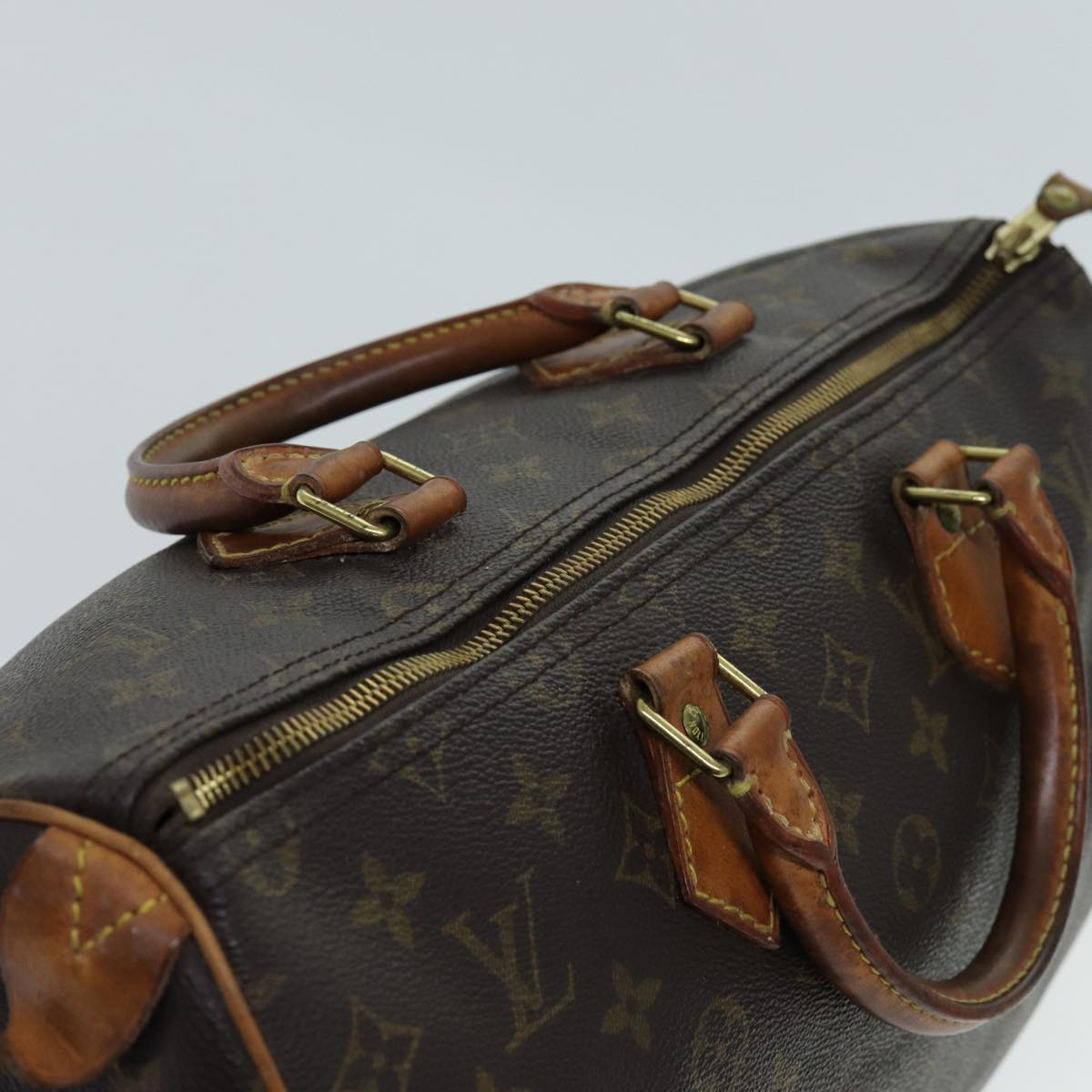 LOUIS VUITTON Monogram Speedy 35 Hand Bag M41524 LV 70808
