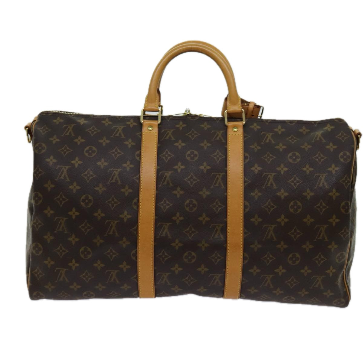 LOUIS VUITTON Monogram Keepall Bandouliere 50 Boston Bag M41416 LV 70834