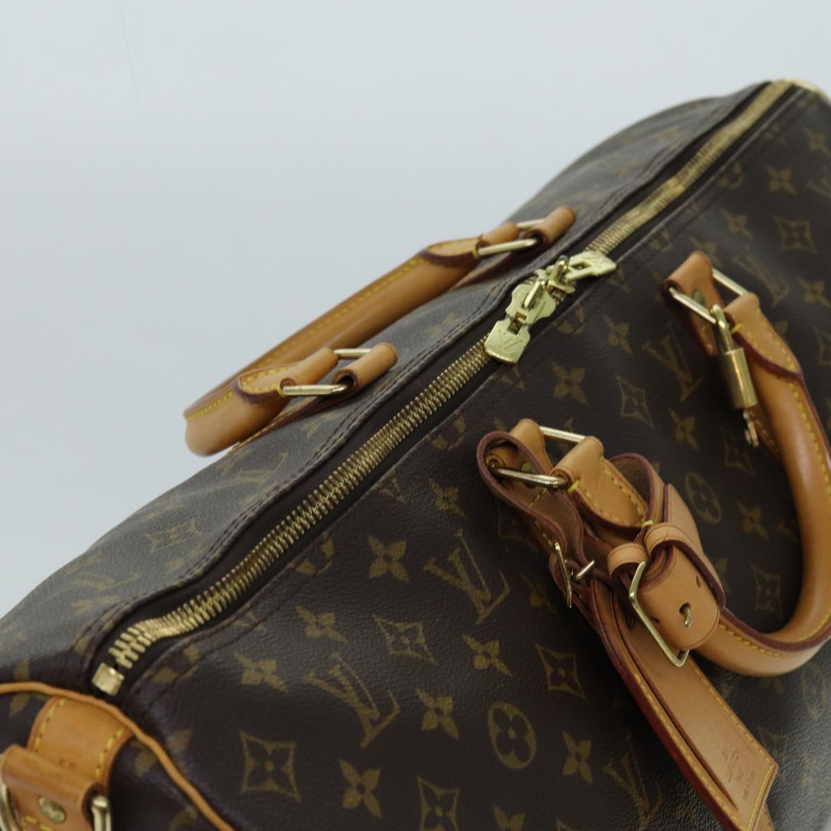 LOUIS VUITTON Monogram Keepall Bandouliere 50 Boston Bag M41416 LV 70834