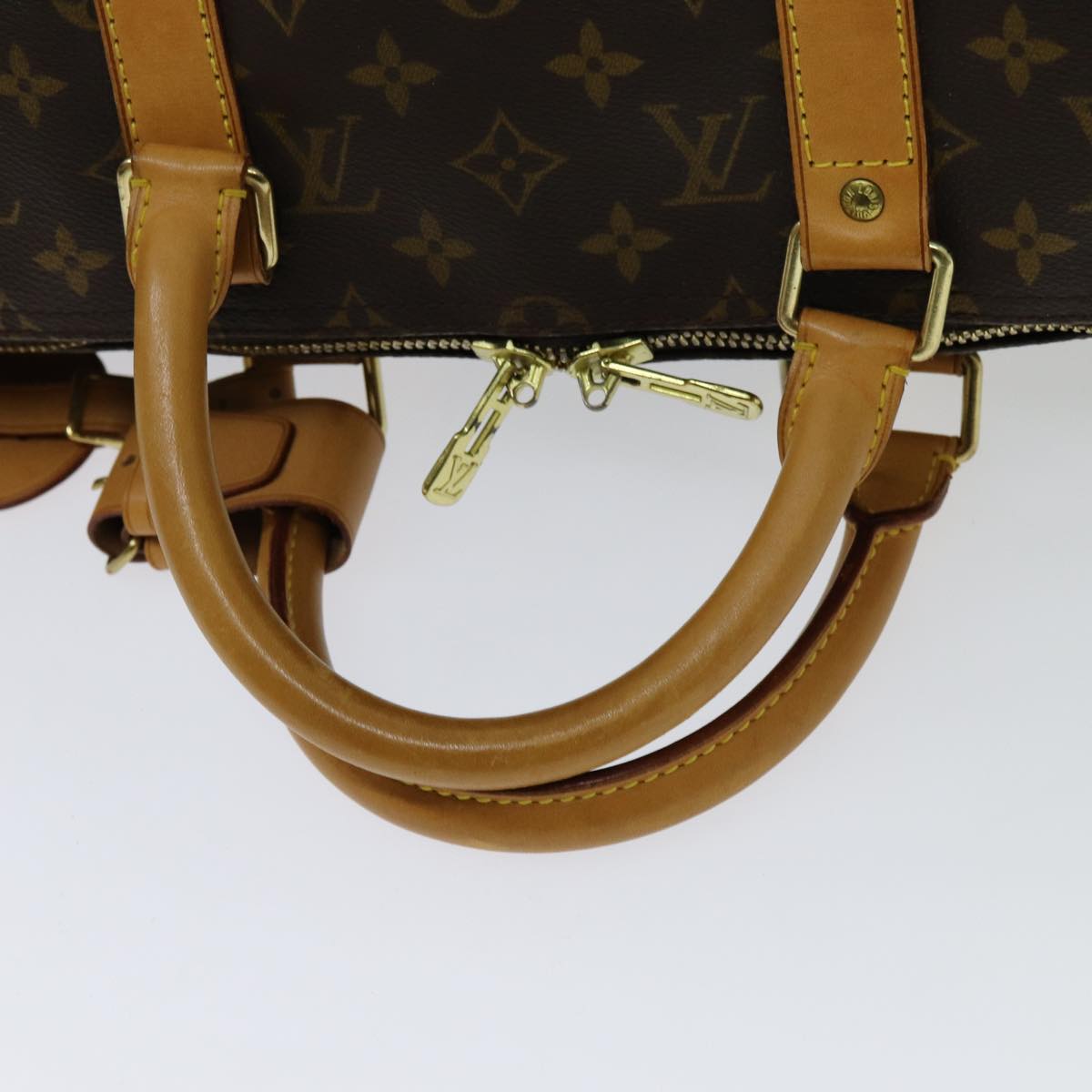 LOUIS VUITTON Monogram Keepall Bandouliere 50 Boston Bag M41416 LV 70834
