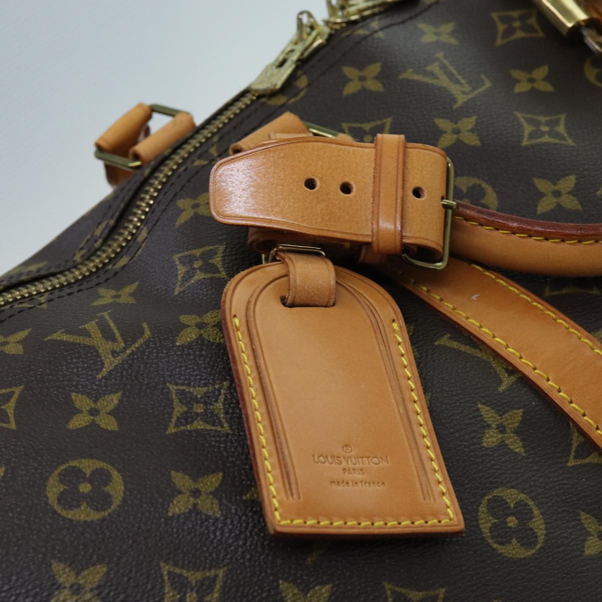 LOUIS VUITTON Monogram Keepall 55 Boston Bag M41424 LV 70835