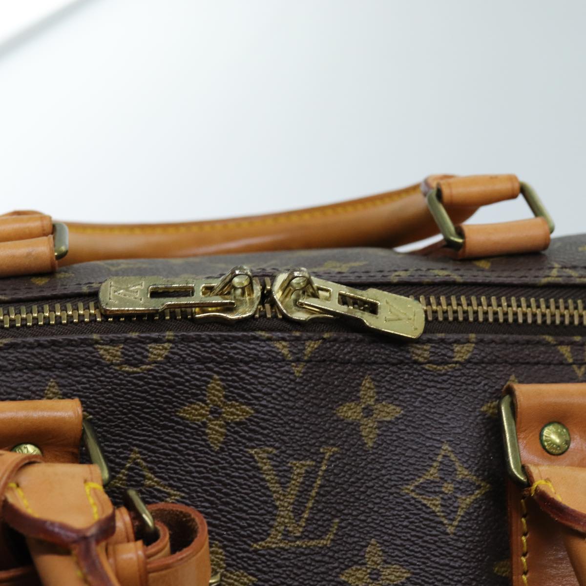 LOUIS VUITTON Monogram Keepall 55 Boston Bag M41424 LV 70835