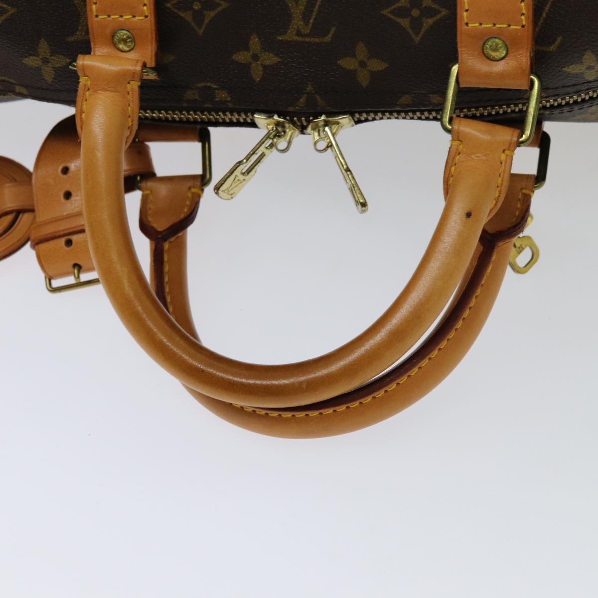 LOUIS VUITTON Monogram Keepall 55 Boston Bag M41424 LV 70835