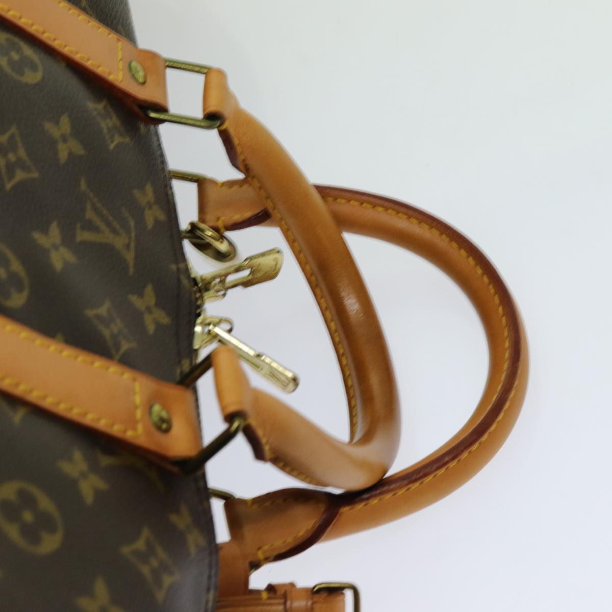 LOUIS VUITTON Monogram Keepall 55 Boston Bag M41424 LV 70835