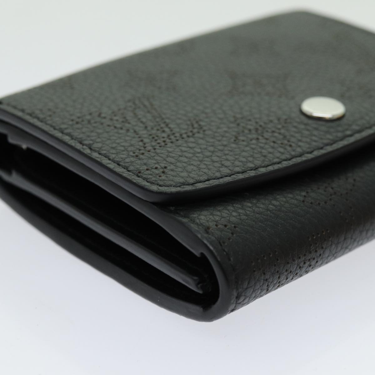 LOUIS VUITTON Mahina Portefeuille Iris Compact Wallet Noir M62540 LV 70838A
