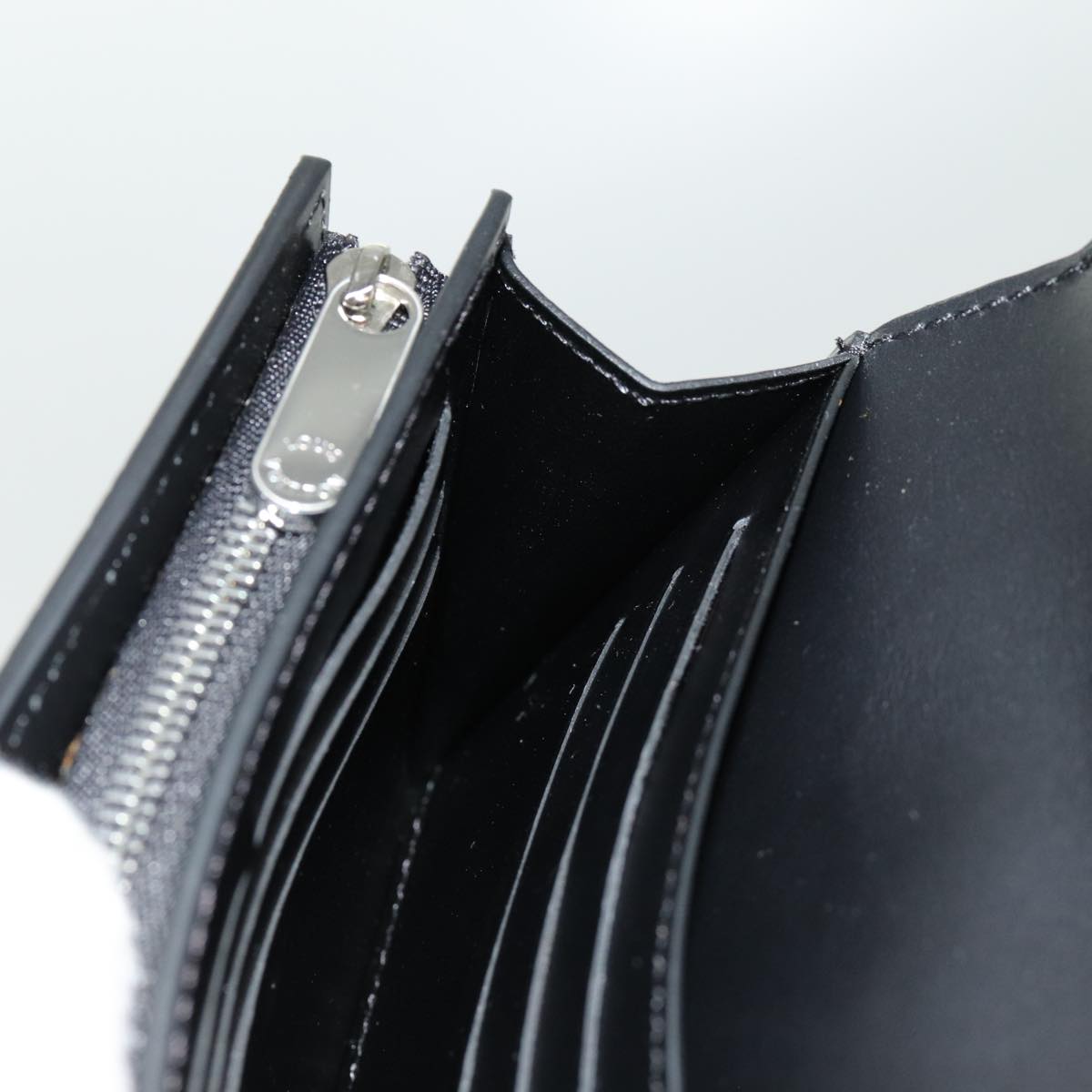 LOUIS VUITTON Mahina Portefeuille Iris Compact Wallet Noir M62540 LV 70838A