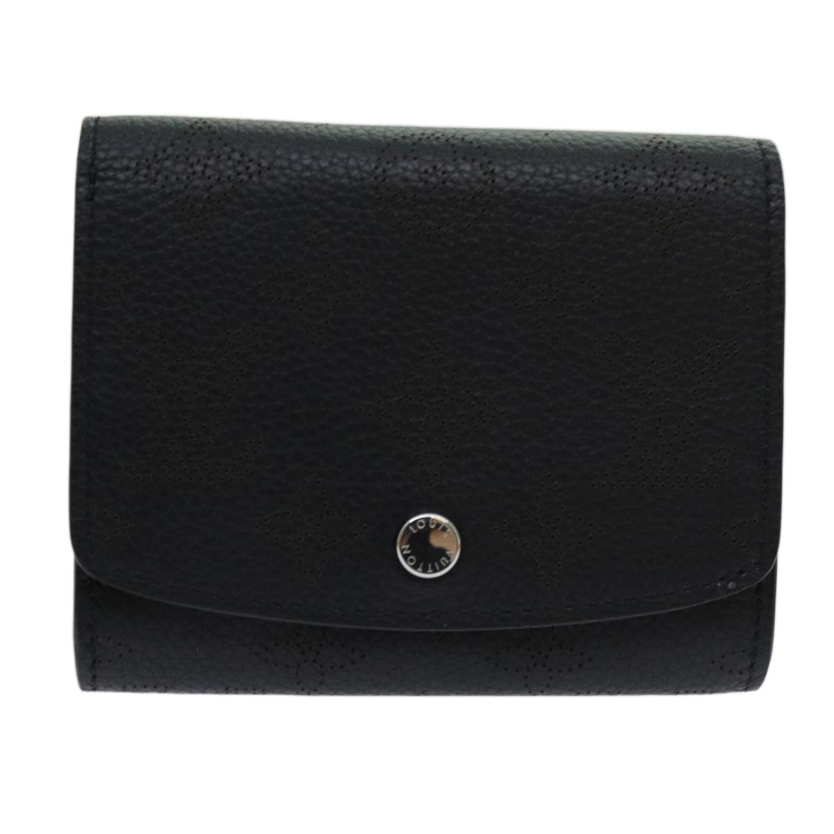 LOUIS VUITTON Mahina Portefeuille Iris Compact Wallet Noir M62540 LV 70838A