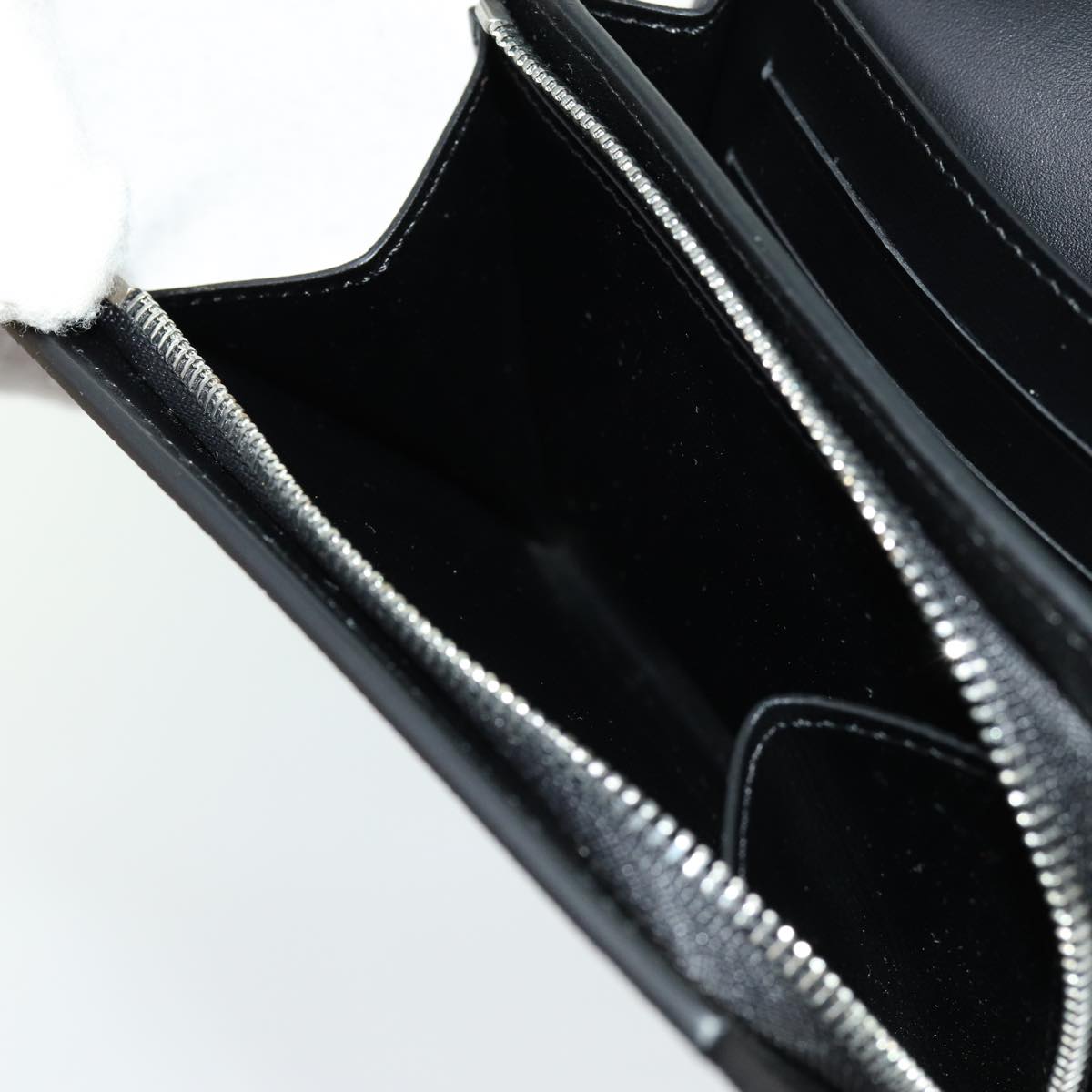 LOUIS VUITTON Mahina Portefeuille Iris Compact Wallet Noir M62540 LV 70838A