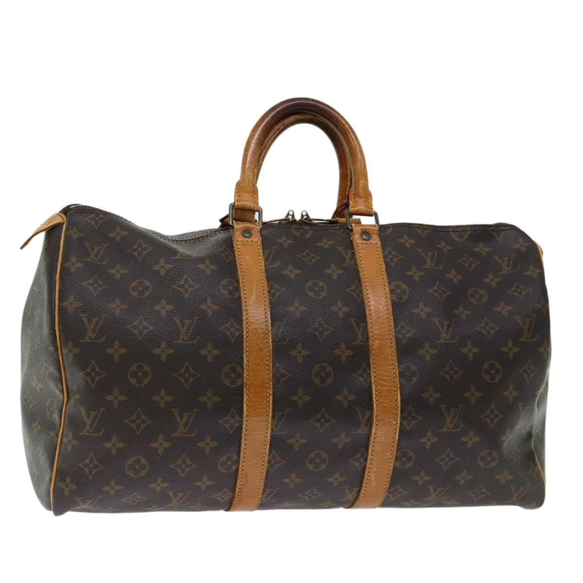 LOUIS VUITTON Monogram Keepall 45 Boston Bag M41428 LV 70840
