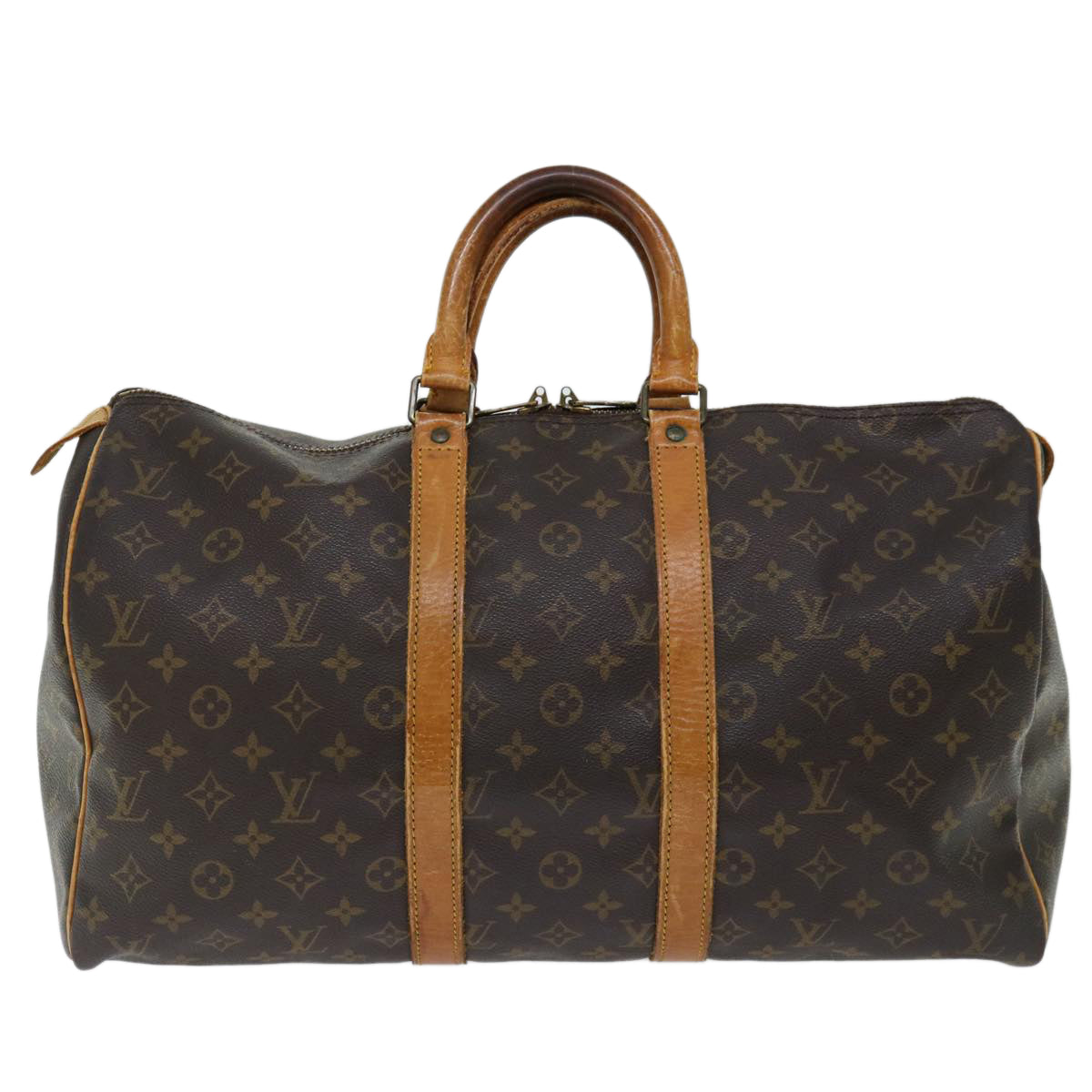 LOUIS VUITTON Monogram Keepall 45 Boston Bag M41428 LV 70840
